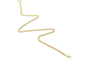 VINGVO Pocket Watch Chain, 25.6inch Length Retro T Bar Pocket Watch Chain Metal Pocket Watch Accessories for Decorate(gold)