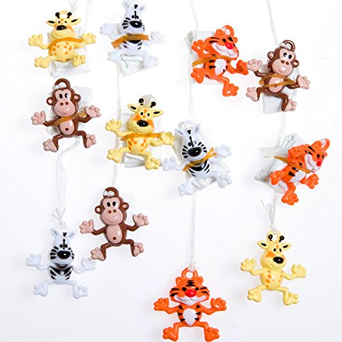 German Trendseller® – 8 x Fallschirmspringer ┃ NEU ┃ Safari Tiere ┃ Fallschirm ┃ Kindergeburtstag ┃ Mitgebsel - 2