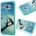 Produktbild GrandEver Samsung Galaxy S7 Edge Weiche Hülle Grün Bumper & Hart PC Rückschale Candy Case Hartschale Schutzhülle mit Muster Vintage Backcover Ultra Slim Silikon Rahmen Rückseite Ultra Dünn Protective Soft Case Handytasche Premium Handyhülle Etui Schale - You Made Me Complete
