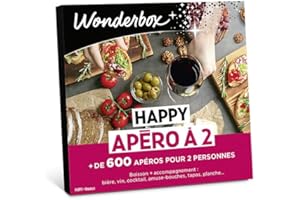 Wonderbox - Happy Apéro À 2 - Coffret Cadeau - Idée Cadeau Gastronomie