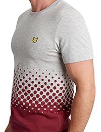 Lyle & Scott – Camiseta Gregory Graphic – Z172 Light Grey Marl/Light – Jarra (Tamaño Grande,