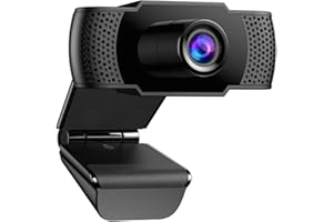 kacylzom Full HD Webcam 1080P mit Mikrofon,Automatischer Lichtkorrektur, Plug & Play, für Laptop, PC, Desktop, für Live-Streaming, Videoanruf, Konferenz, Online-Unterricht,Spiel