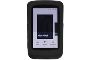 TUFF LUV [Compatible con Hammerhead Karoo 2] Funda protectora de silicona y funda, color negro