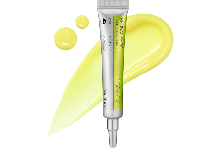 celimax The Vita A Retinal Shot Tightening Booster | with Retinal 0.1%, Matryxyl 3%, Pore Minimiser, Wrinkles & Fine Lines, Firmer Skin, 15 ml