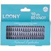 Loony Takma Kirpik 80'li Medium D&uuml;ğ&uuml;ml&uuml; - Doğal G&ouml;r&uuml;n&uuml;m Makyaj i&ccedil;in Ev ve Profesyonel Kullanıma Uygun