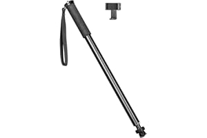 Koolehaoda Section 4 Monopied de Conception Nouvelle Photographie Portable compacte Monopieds en Alliage d'aluminium, Pesse Seulement 0,38 kg (KQ-2504)