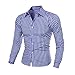 Produktbild Fascino-M Herren Hemd kariert Karohemd Oktoberfest Trachtenhemd Checked Shirt Langarm Slim-Fit Slim-Line männer Freizeit Plaid Shirts