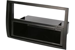 Audioproject A377 - Car radio cover 1-DIN compatible with FIAT Ducato Citroen Jumper Peugeot Boxer from 2006 - storage compartment car radio cover black