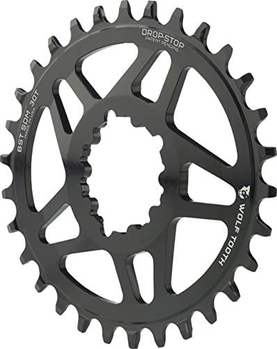 Wolf Tooth Boost monoplato Oval For Direct Mounting, Black, 30 teeth
