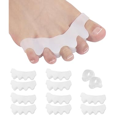 Agatige Zehenspreizer Aus Schaumstoff – 5 Paar, Für Hallux Valgus, Hammerzehen & Fußpflege, Für Männer & Frauen
