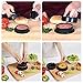 Produktbild 3 in 1 Hamburgerpresse - Hamburger selber machen, Küchenutensilien |Grillzubehör Hamburgerpresse Burger Press pressen |Schwarz
