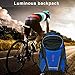 Produktbild PoeticHouse 18L Fahrrad Wireless Licht Warnung Rucksack Fernbedienung LED Blinker Rucksack