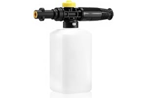 Xynovia Snow Lance,Adjustable Foam Cannon with Spray Nozzle for Karcher K2 K3 K4 k5 k6 k7,Pressure Foam Gun for Car Wash(750ML)