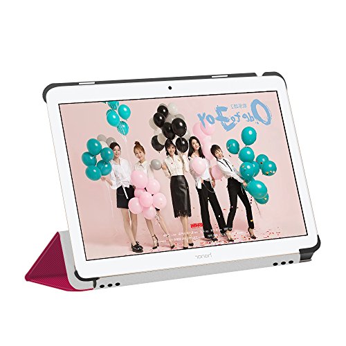 Huawei MediaPad M3 Lite 10″ Hülle, TopACE® Hochwertigem PU-Leder Hülle / Cover / Smart Case Mit Ständer/ Schutzhülle Ständer Für Huawei MediaPad M3 Lite 10″ (Rot) - 4