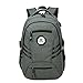 Produktbild Herren Damen schlank Laptop Rucksack 15,6 Zoll Business Rucksack leichte wasserdicht Schulter Notebook Rucksack mit USB-Port (Hellgrau A)