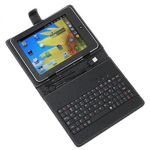 SODIAL (R) USB-Tastatur und PU Ledertasche Halterung mit Stylus fuer Tablet PC 8-Zoll- - 5