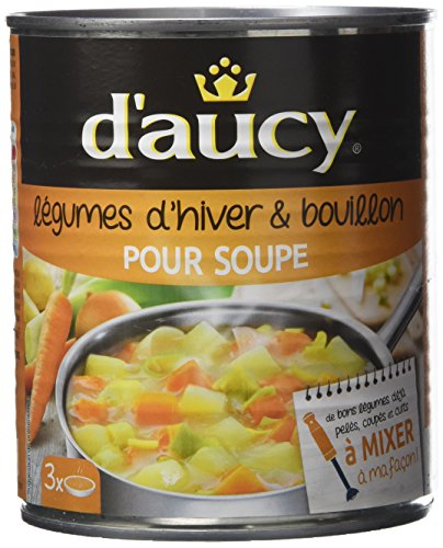 d'aucy Légumes d'Hiver/Bouillon pour Soupe 800 g