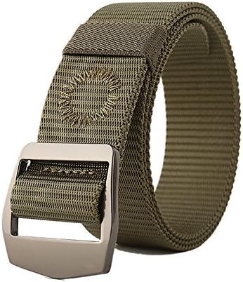 Warring States® Outdoor Army Tactical Belt Military Nylon Belts Mens Waist Swat Strap With Buckle Rappelling (Green)