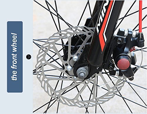 Racksoy Fahrrad MTB Scheibenbremsen Kit (F-160mm/R-140mm & F-180mm/R-160mm) + G3 Laufräder 160mm - 5