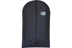 HCYANGZHANG 1 Piece Kleidersack,Kleidersack Schwarz,Hochwertige Kleiderhülle für Anzug Und Kleid, Kleidersack für Die Aufbewahrung,Wasserdicht,Atmungsaktive Anzugtasche für Reisen,Reise Schutzhülle