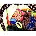 Baby Rocker Bouncer Chair Infant to Toddler with Vibration & Music. Unisex Dots and Stripes Design (Multi Dots and Stripes)