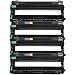 4 Inktoneram Replacement DRUM UNITS for Brother DR-221CL Black Cyan Magenta Yellow Drum replacement for Brother DR221CL DR-221 DR221 Set HL-3170CDW HL-3140CW MFC-9130CW MFC-9330CDW MFC-9340CDW RS.11824.00