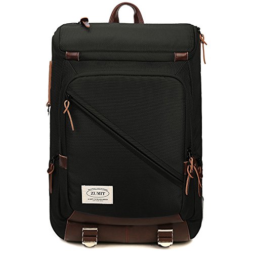 ZUMIT Laptop Rucksack Herren Damen Business Tasche Studenten Backpack Outdoor Reisen Wandern Daypack Schultertasche Wasserabweisend f  r bis zu 14 Zol