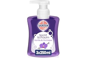 Sagrotan Velvet espuma cremosa vainilla y Orchid, 3-pack (3 x 250 ml)