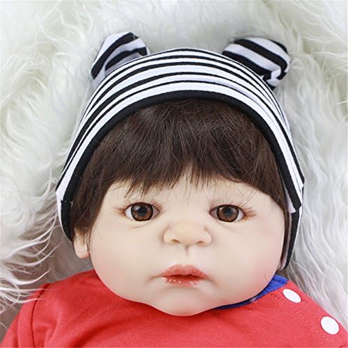 Soft Alive Babies Dolls Reborn 23 Inch 57cm Full Silicone Vinyl Baby Doll Toy Realistic Boy Kids Birthday Xmas Gift Birthday Christmas Holiday Gift Reduce Anxiety Help Autism Pregnant Women