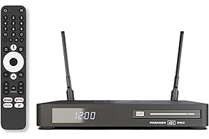 Dune HD Premier 4K Pro Android TV 11 | Lecteur multimédia en Streaming | Netflix 4K Dolby Vision & Atmos | 4GB/32GB, HDD 2.5 Slot, AV1, Wi-FI 6, 1Gbit, ISO DV P7 FEL MKV AFR | HDR10+ | DTS | Vocal