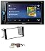 Produktbild caraudio24 Pioneer AVH-A200BT USB DVD 2DIN Bluetooth CD MP3 Autoradio für Subaru Impreza Forester 07-12