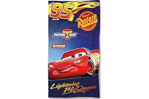 arlis Drap De Plage Cars Ou Serviette De Bain Cars 70 X 140 Cm (Drap de Plage Cars)