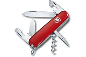 Victorinox Schweizer Taschenmesser Spartan, Swiss Army Knife, Multitoolwerkzeug, 12 Funktionen, Klinge, Korkenzieher, Dosenöffner