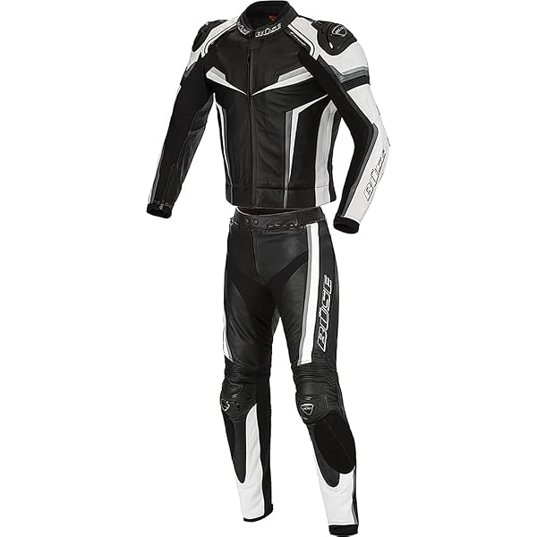 BÜSE Motorradkombi 2-teilig Aus Leder – Schwarz, Für Herren & Damen, In S Bis XL, Mit Reißverschluss