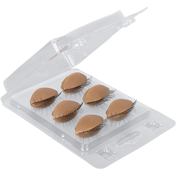 3-in-1 Wimpern-Mannequin-Kopf Mit Austauschbaren Augenlidern – Übungskopf Für Wimpernverlängerung & Make-up, Rosa