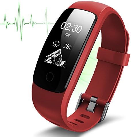 IDOOSMART Activity Tracker With Heart Rate Monitor - Fitness Tracker Pedometer Smartwatch Wireless USB charging Wristband Bracelet with Weather Forecast