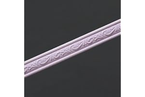 Dostear Bordo decorazione autoadesiva rimovibile per cucina bagno piastrelle adesivo per pareti autoadesiva viola chiaro 4 X 230cm（1pcs）