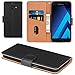 Produktbild Aicoco Galaxy A5 2017 Hülle Schutzhülle Tasche Flip Case für Samsung Galaxy A5 2017 Handyhülle - Schwarz