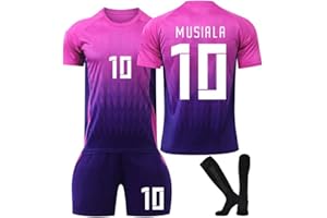 AOROM New DE Nations Cup Fußball Jersey Anzug 6 Kimmich 7 Havertz 8 Kroos 10 Musiala 13 Muller Trikot Kinder Eu Cup Olympic Kids Men Soccer T Shirt Trikot Fussball Jungen Football Jersey