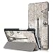 Produktbild Skytar Hülle für Lenovo Tab 3 7 Plus - PU Leder Schutzhülle Smart Cover Case für Lenovo Tab3 7 Plus (Lenovo TB-7703F / TB-7703X) 7.0 Zoll Tablet Tasche Etui mit Support-Funktion,Vintage-Turm