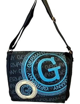 Robin Ruth Canvas Umhängetasche/Überschlagtasche Germany in blau 