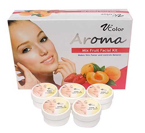 V-Color Aroma Mixed Fruit Facial Kit 270 g (5 Steps) RS.325 (64.00% Off) - Amazon