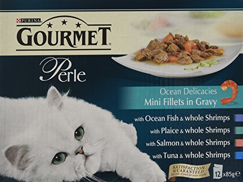 Gourmet Perle Ocean Delicacies in Gravy, 12 x 85 g - Pack of 4