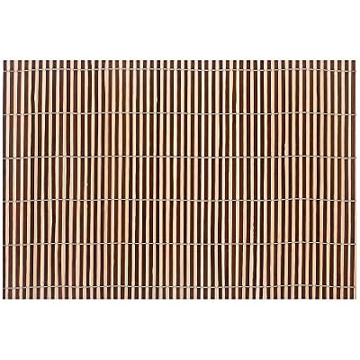 Promobo -Set De Table Luxe Bambou Design Zen Taupe Nature 45 x 30cm