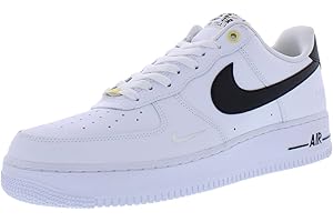 NIKE Men's Air Force 1 '07 An20 Basketball Shoe, White/Black/White, 12 UK, (DQ7658-100)