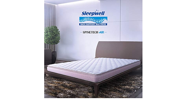 Buy Apurva Interiors Sleepwell Spinetech Air Double Bed Mattress White 72 X 70 X 5 5 Online At Low Prices In India Amazon In