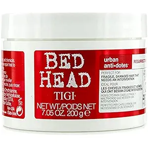 TIGI Bed Head Resurrection Mask for Chemically Damaged Hair Repair; Urban Antidotes Level 3 safe for coloured hair, 200 g