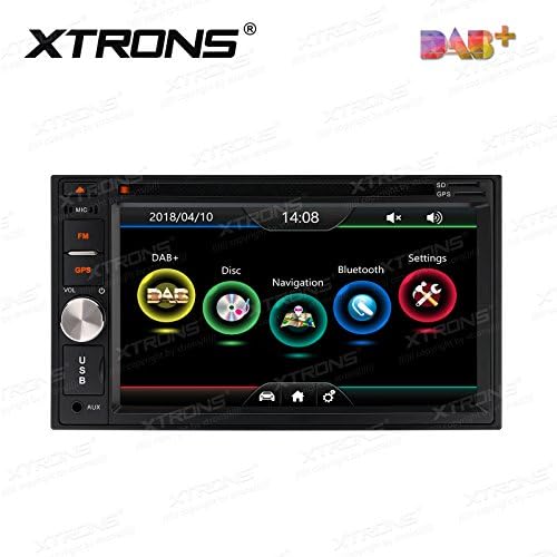 XTRONS Octa-Core Car Stereo Android 12 Auto Radio Player 7-inch IPS HD GPS Navigation 4GB 64GB ROM Upgrade DSP Built-in 4G LTE Bluetooth CarAutoPlay Support AHD CAM DAB+ DVR TPMS Universal Head Unit