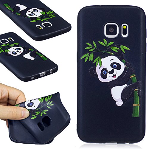 BONROY® TPU Schutzhülle für Samsung Galaxy S7 Silikon Handyhülle Case Cover, TPU Silikon Gemalt Muster Handytasche Weiche Zurück Tasche Etui Bumper Kratzfeste Soft Back Cover für Samsung Galaxy S7