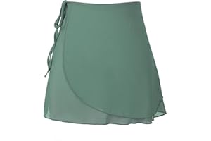 ranrann Gonnellino a Portafoglio da Danza Classica e Balletto in Chiffon per Donna Costume da Ballo Gonna Tango Rumba Cha Cha per Donne Adulti Taglia M